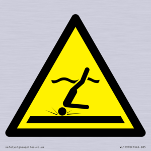 W048 Warning: Shallow water (diving)